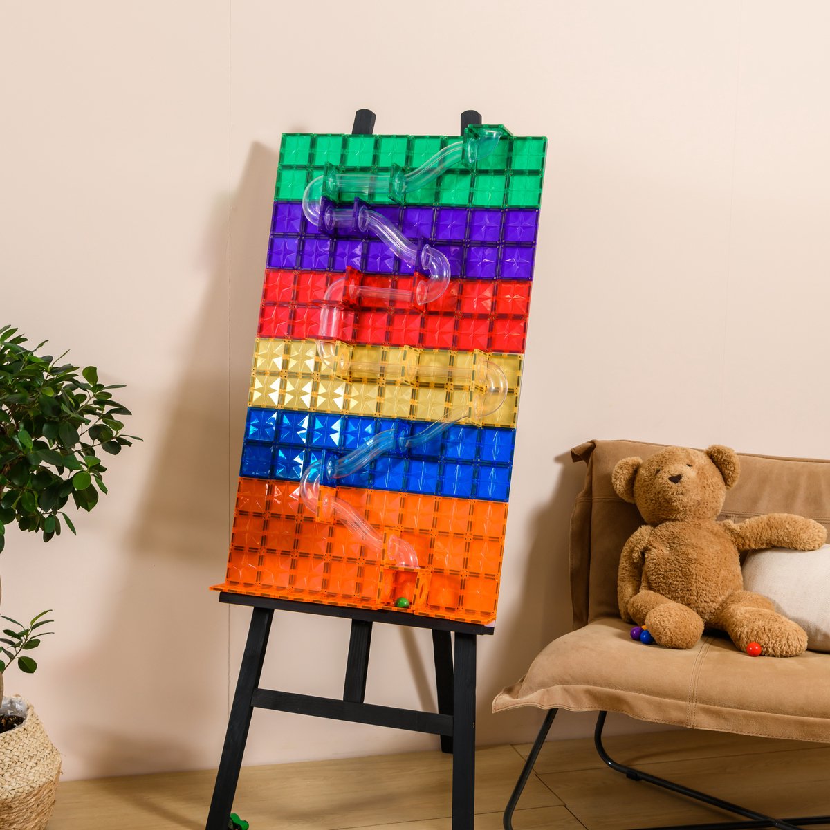 COBLO Marble Track Magnetisch Bouwspeelgoed - 100 stuks