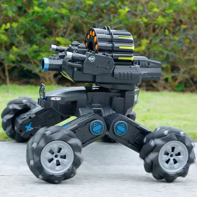 Silvergear RC Auto met Blaster & 360° Rotatie