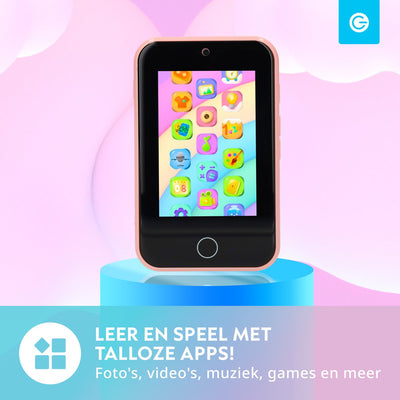 Silvergear Educatief Speelgoed Telefoon - ABC - Roze