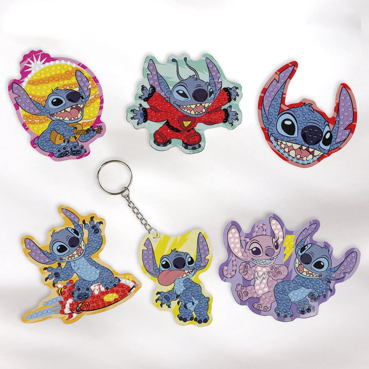 Totum Disney Stitch Magneten & Sleutelhanger Set
