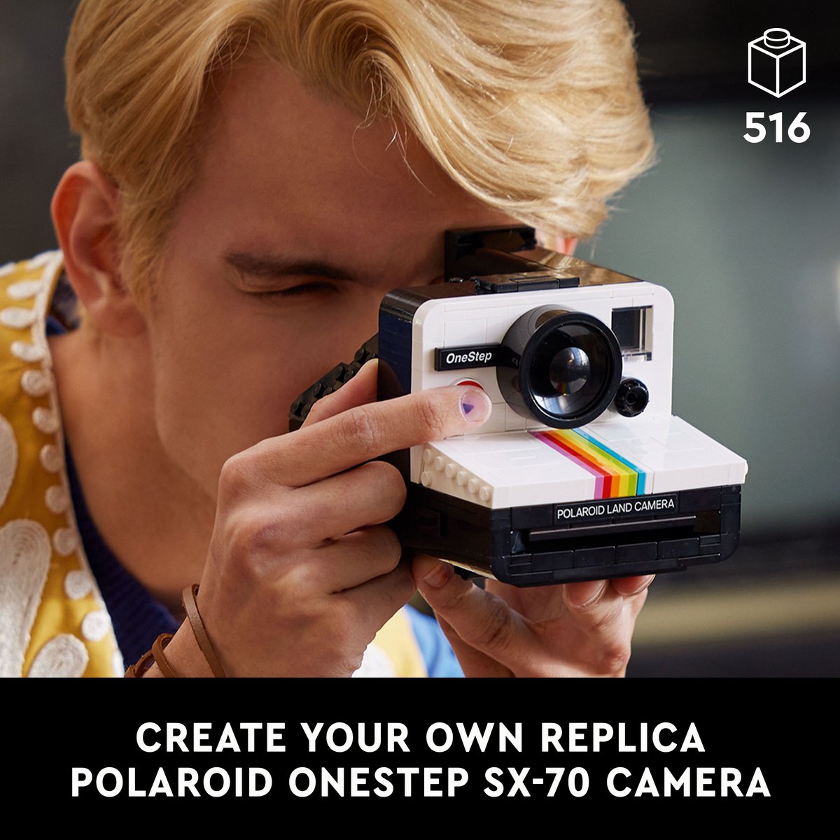 LEGO Ideas Polaroid OneStep SX-70 Camera - 21345
