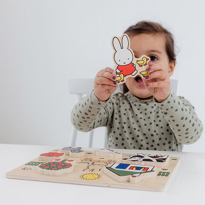 Bambolino Nijntje Houten Vormpuzzel - Educatief Speelgoed