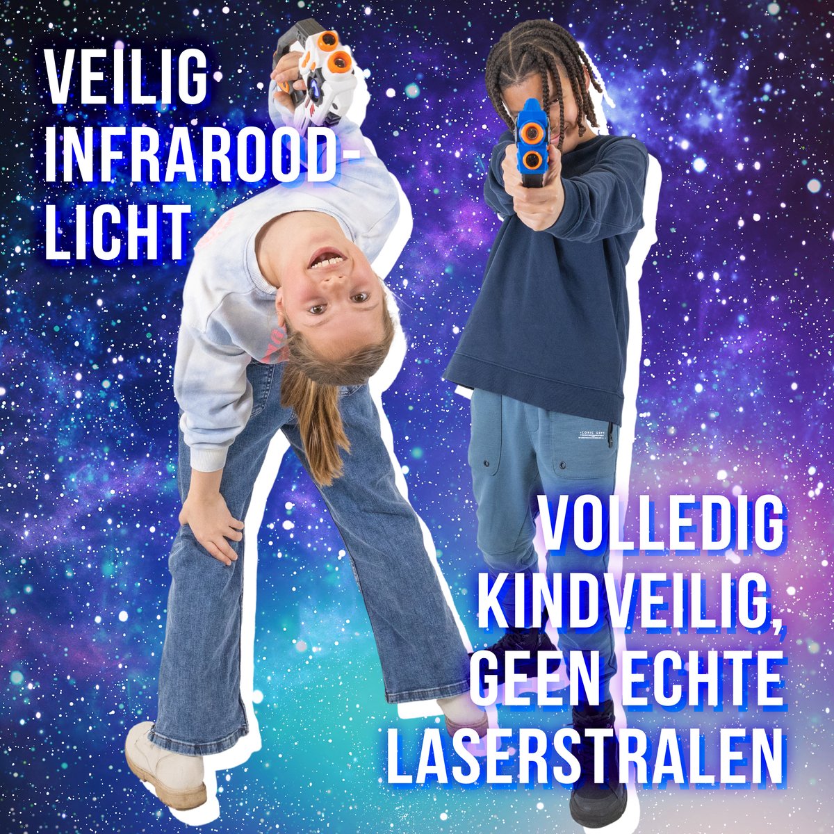 Silvergear Interactieve Lasergame Set met Projector