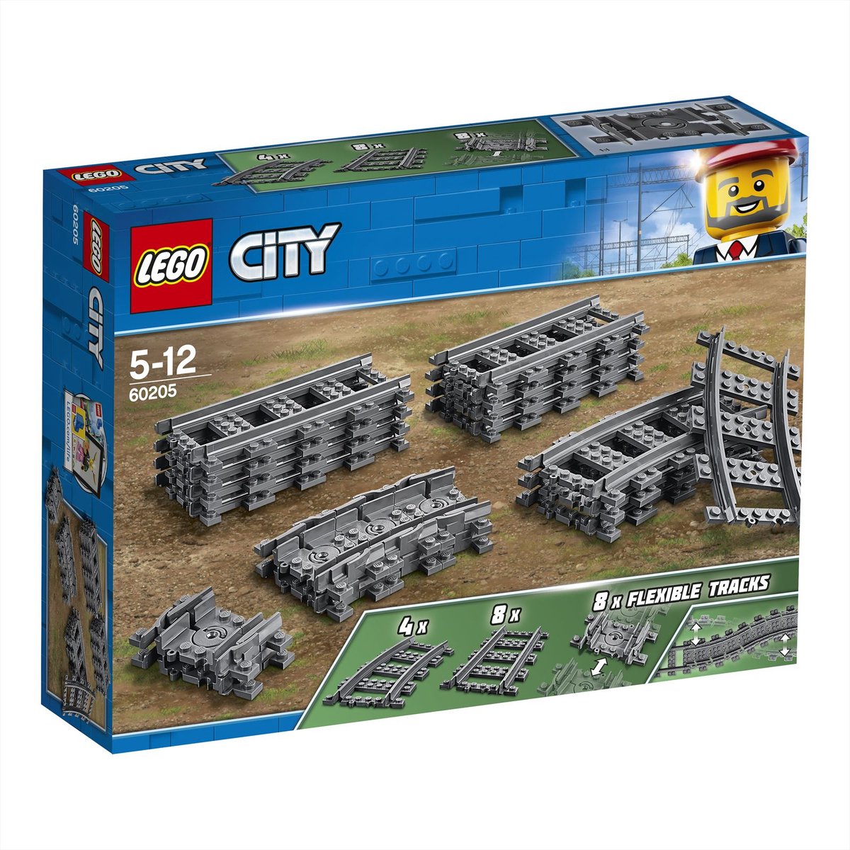 LEGO City Flexibele Spoorwegset - 60205