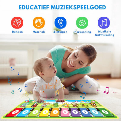 KosmoKids® Muzikaal Diertapijt voor Kinderen - Dans & Piano