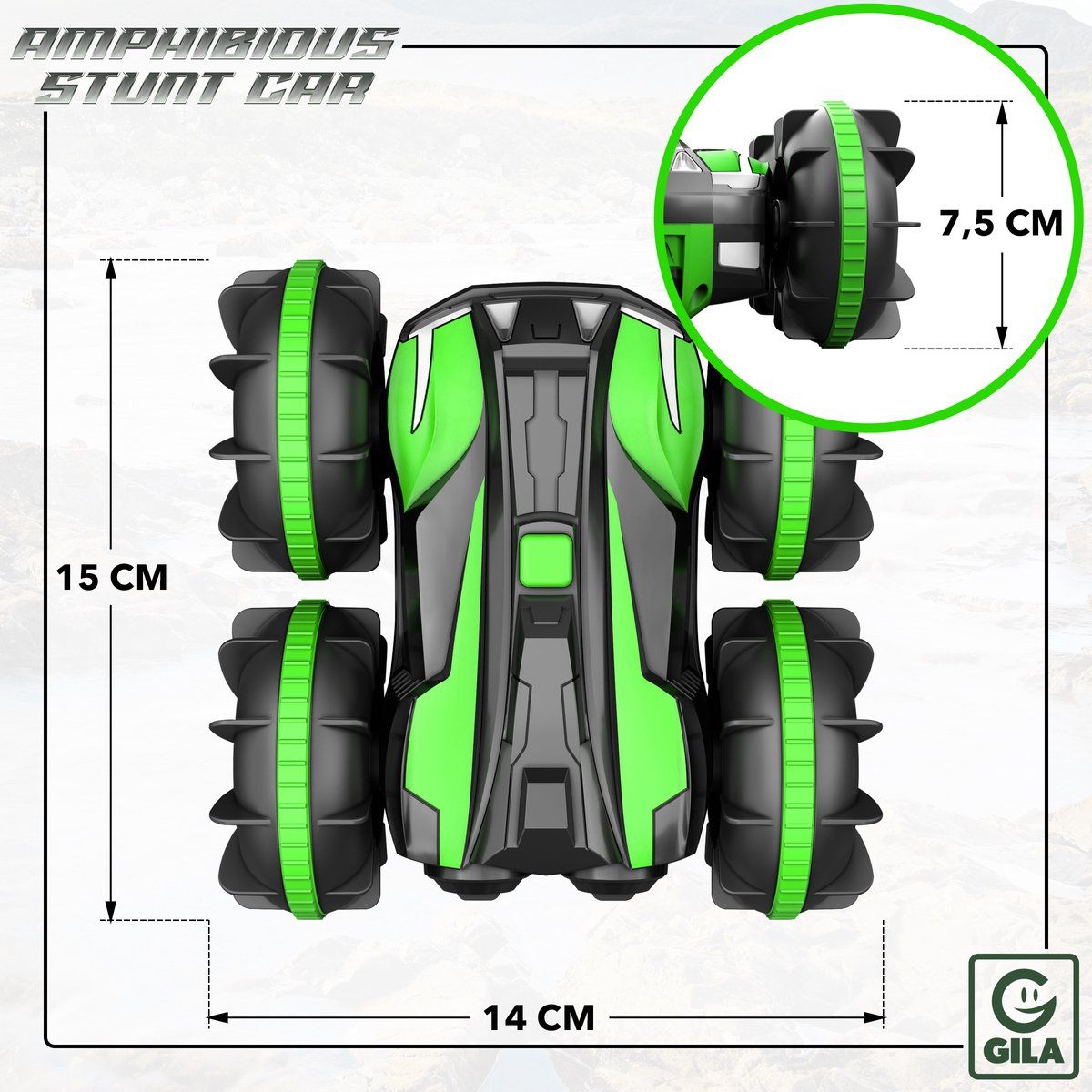 GILA Bestuurbare Auto voor Eindeloos Speelplezier