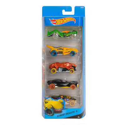Hot Wheels Cadeauset met 5 Stoere Auto's