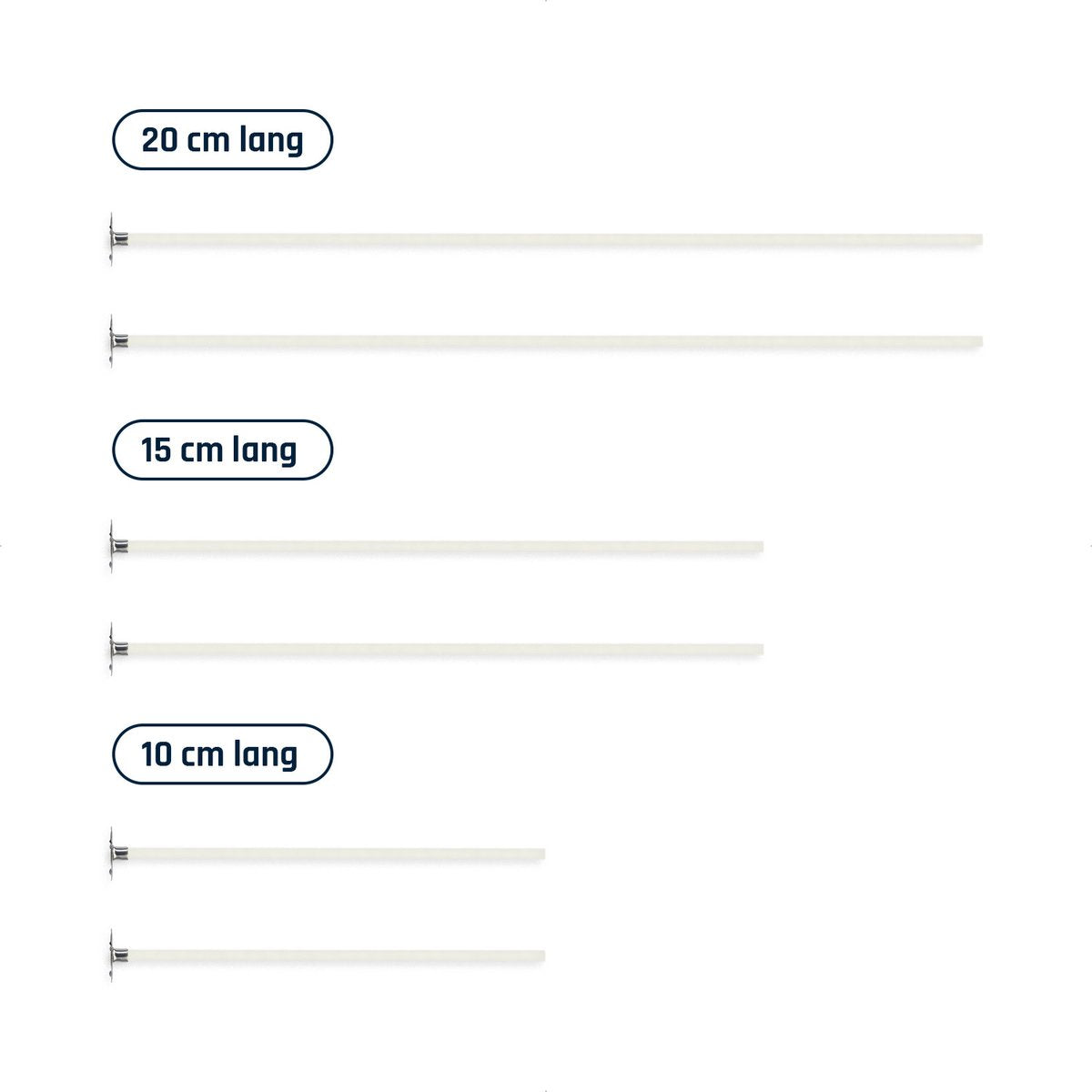 Foxoo Kaarsenlont Set voor Zelf Kaarsen Maken - 150 Stuks