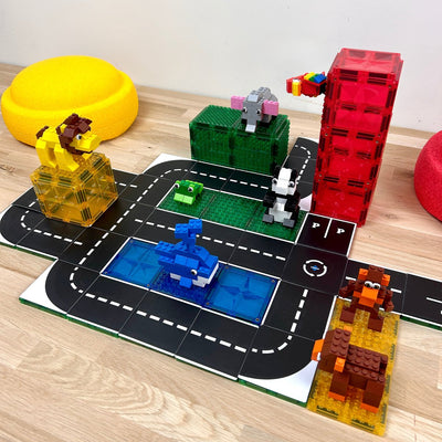 COBLO Magnetische Bouwstenen 12-delig - Montessori Speelgoed