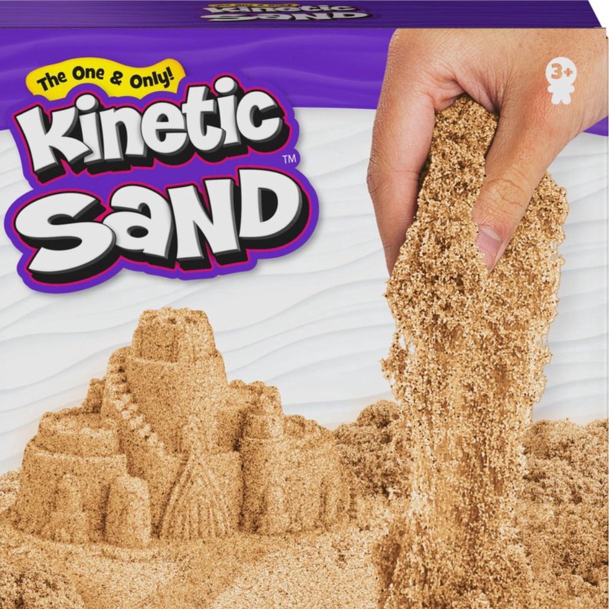 Kinetic Sand Natuurlijk Bruin Zand - 2,5 kg voor Creatief Spel