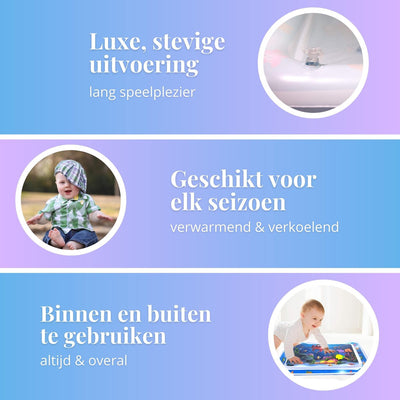 Tenify Opblaasbaar Speelkleed Watermat voor Baby's - Blauw