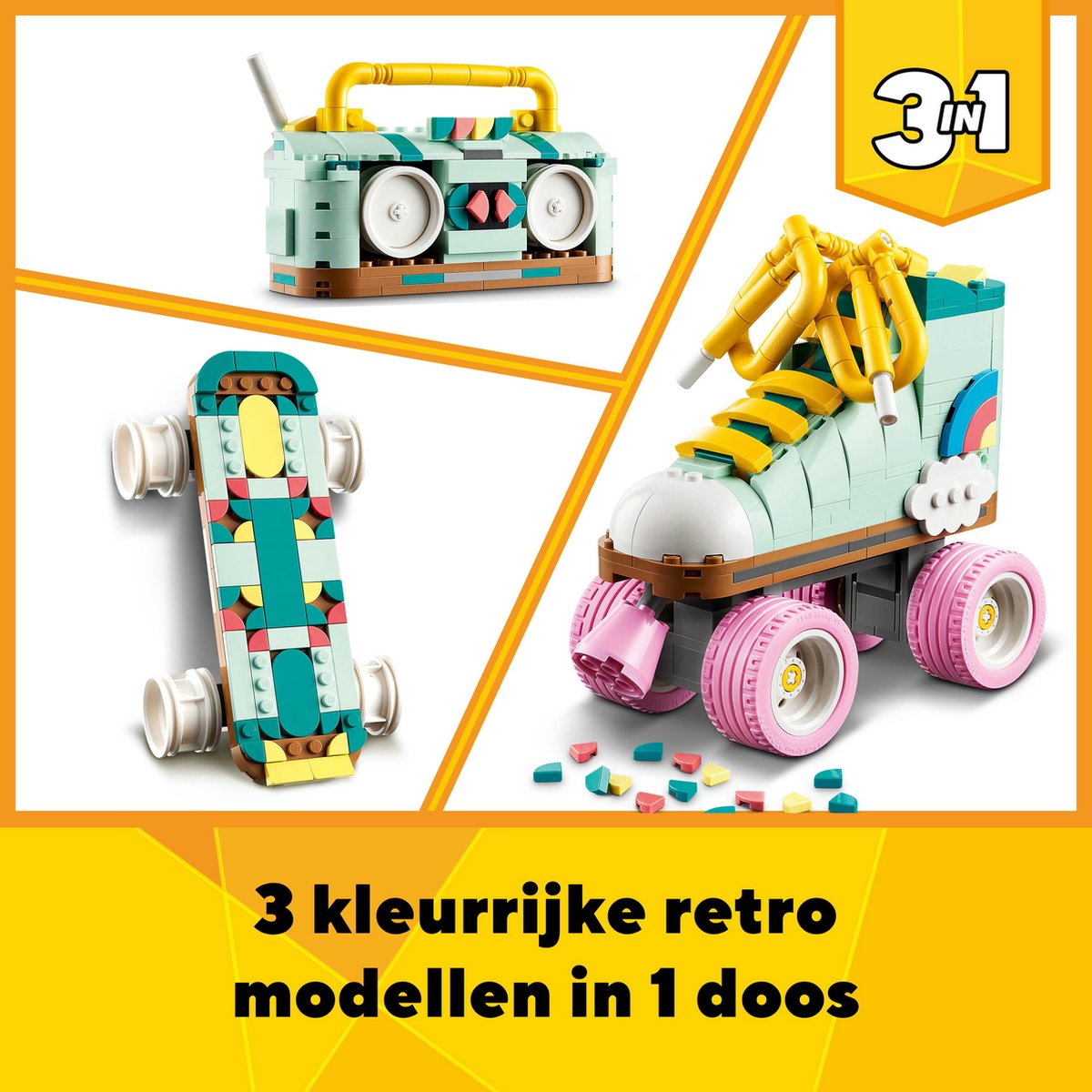 LEGO Creator 3in1 Retro Rolschaatsen - 31148