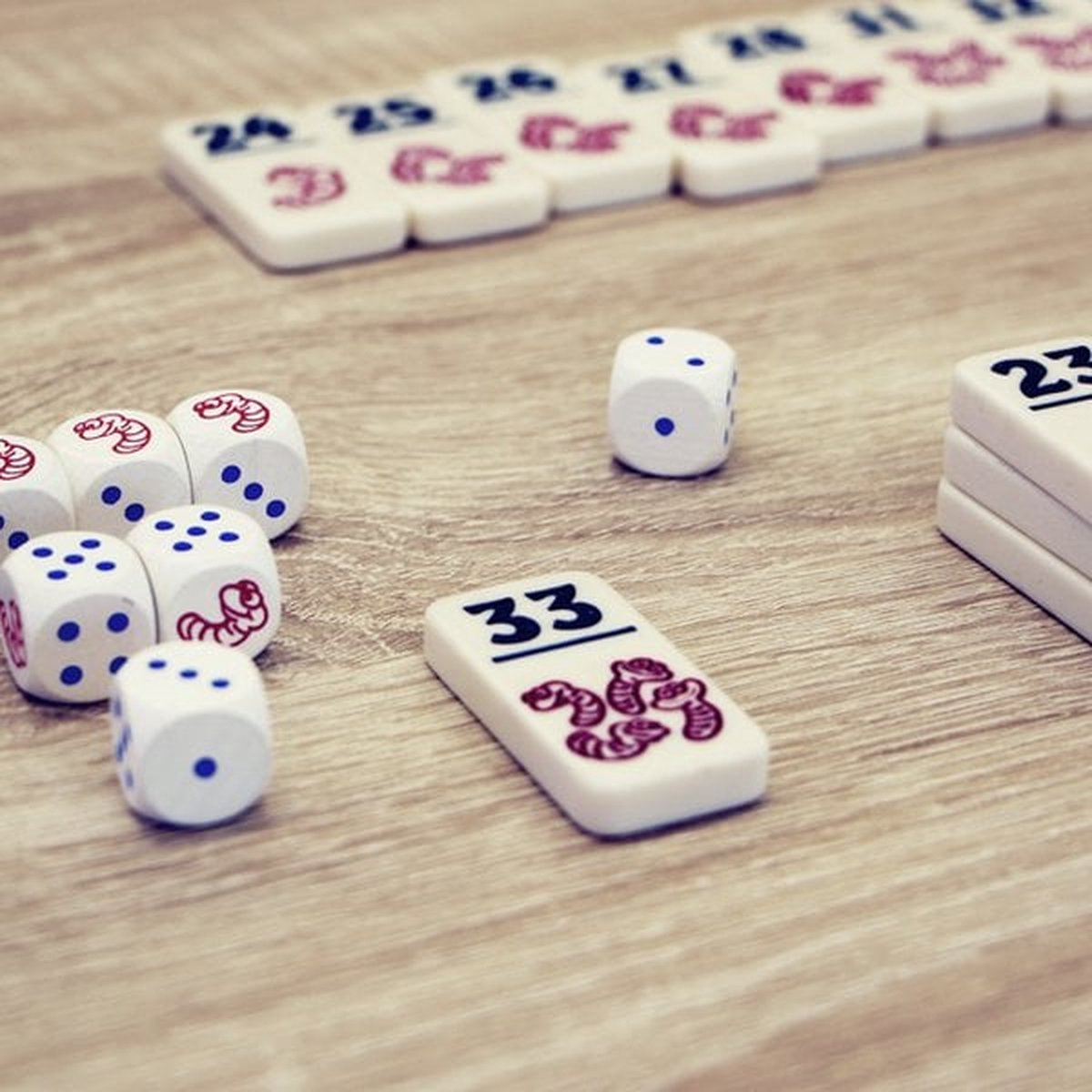 999 Games Regenwormen Tactisch Tegelspel