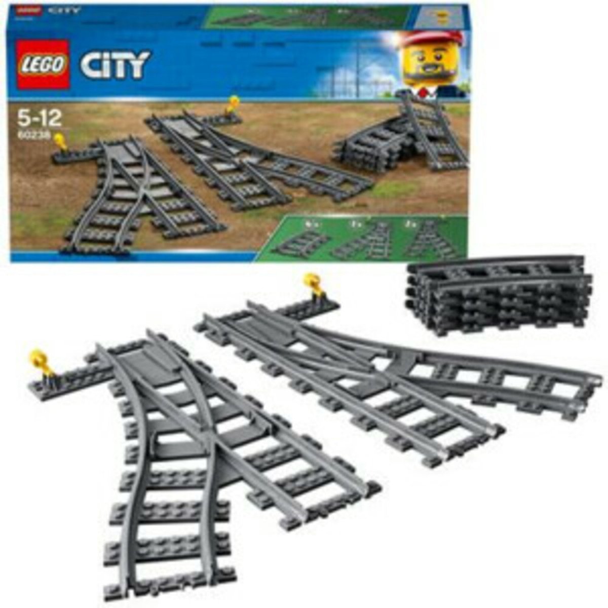 LEGO City Wissels voor Spoorbaan - 60238
