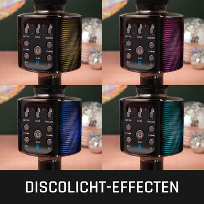 Lenco BMC-090PK Roze Karaoke Bluetooth Microfoon met Speaker