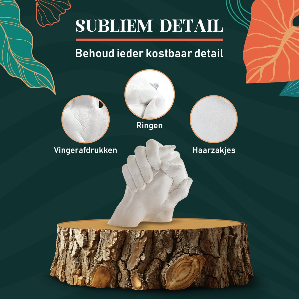 Home of Creations Baby Gipsafdruk Cadeauset Materniteit