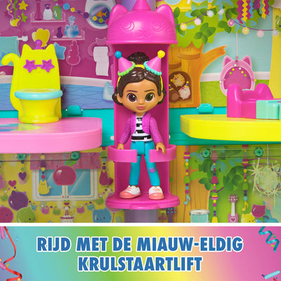 Gabby's Poppenhuis Feesthuis met Figuren en Geluiden - 60 cm