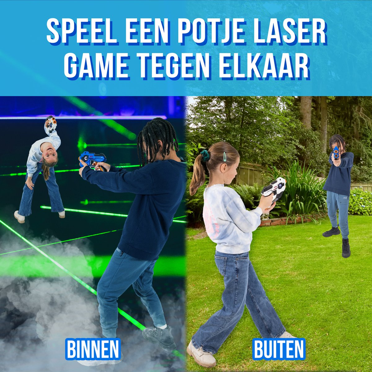 Silvergear Interactieve Lasergame Set met Projector