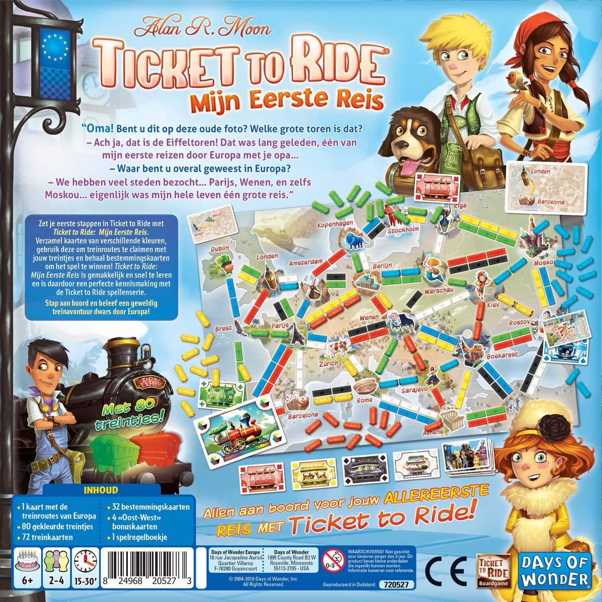 Days of Wonder Ticket to Ride: Mijn Eerste Reis Bordspel