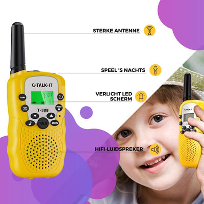 Media Evolution TALK-IT Walkie Talkies voor Kind & Volwassene