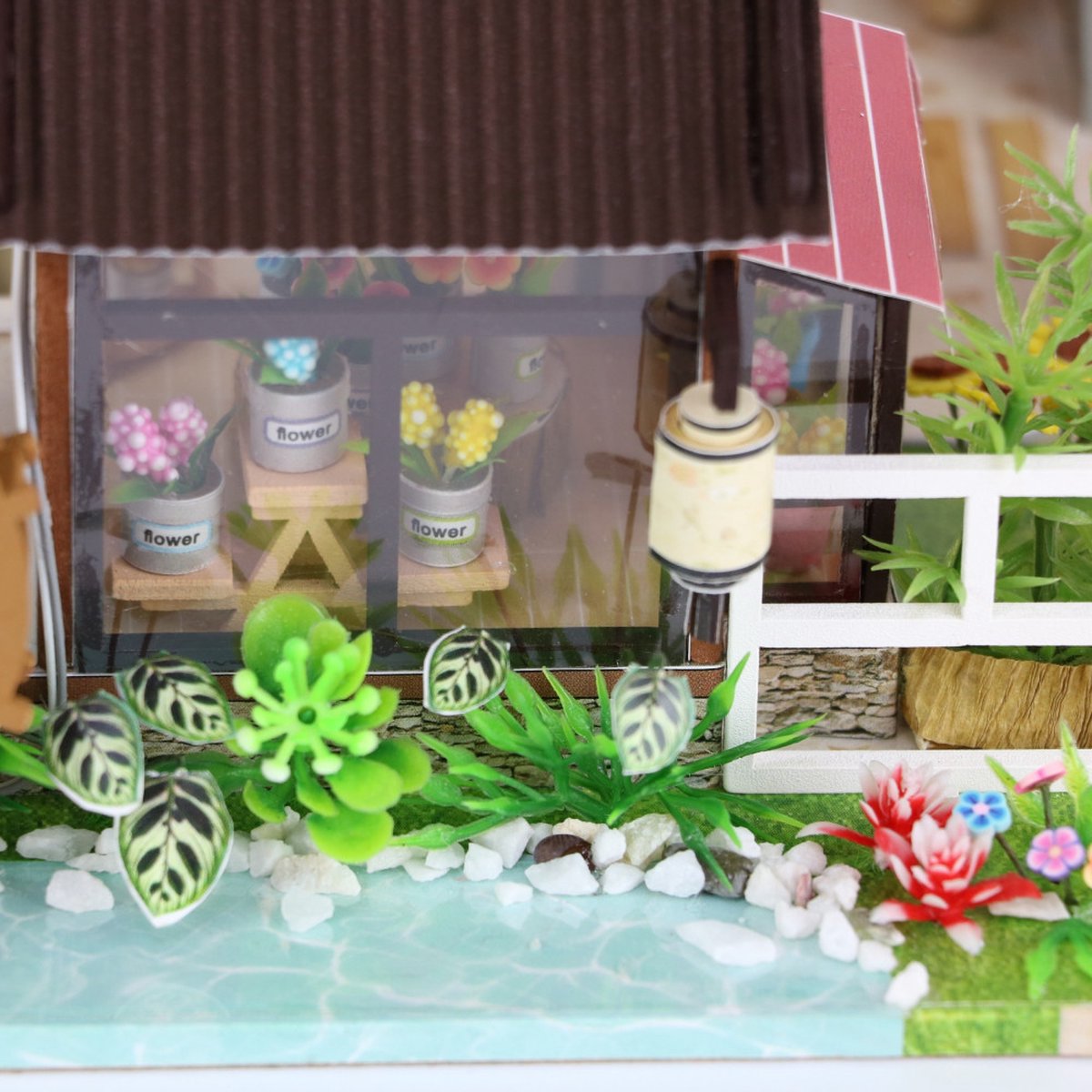 Crafts&Co Miniatuur Poppenhuis Kit - Nostalgic Village