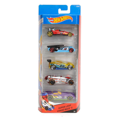 Hot Wheels Cadeauset met 5 Stoere Auto's