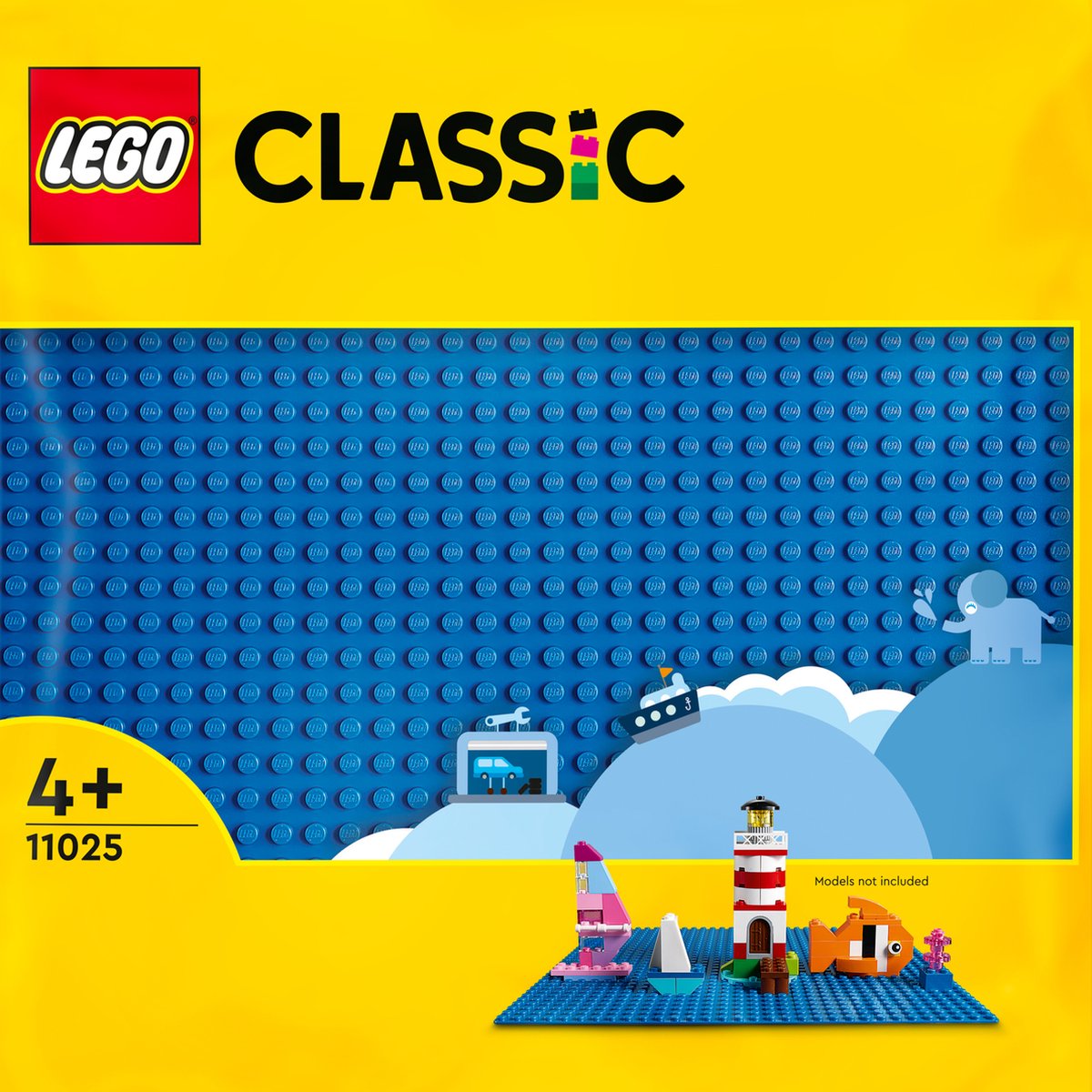 LEGO Classic Blauwe Bouwplaat 32x32 - 11025
