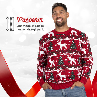 UglyXmas Cosy Noël Rood Kersttrui Unisex - Maat XL