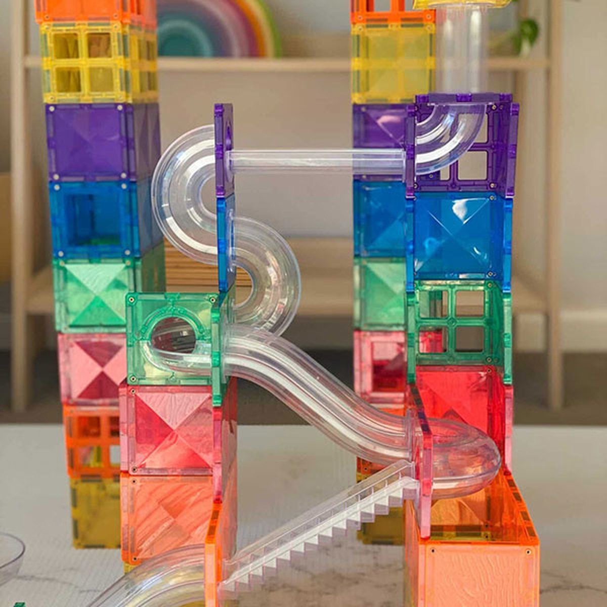 Connetix Baan Run Set - 92-delig Magnetisch Bouwpakket