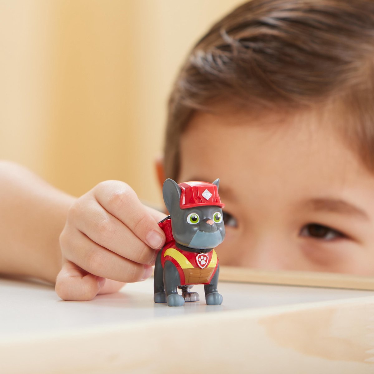 Rubble & Crew Charger's Kraanwagen met Speelfiguur en Beweegbare Delen