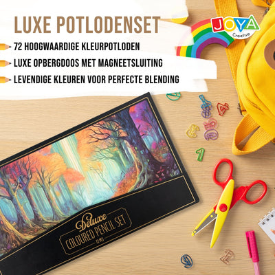 JOYA CREATIVE Luxe Kleurpotlodenset - 72 Stuks