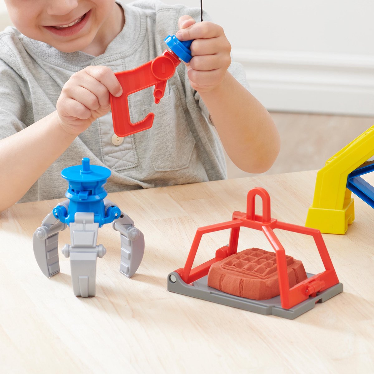 Rubble & Crew Kinetic Speelset Bouwplaats met Kraantoren