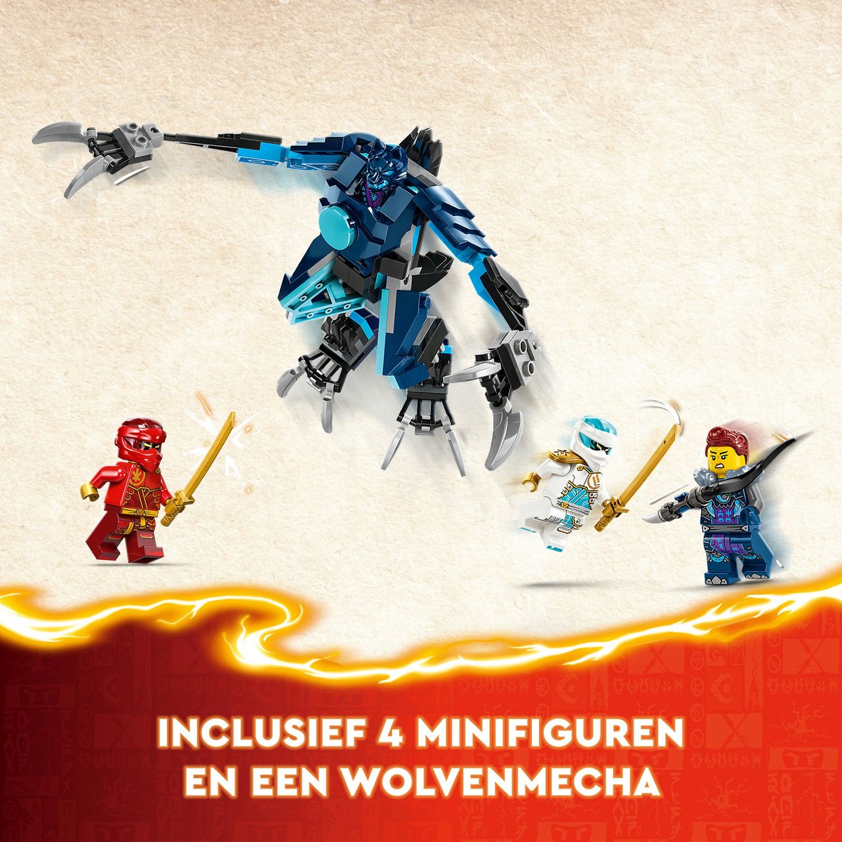LEGO NINJAGO Kais Elementaire Vuurrrobot - 71808