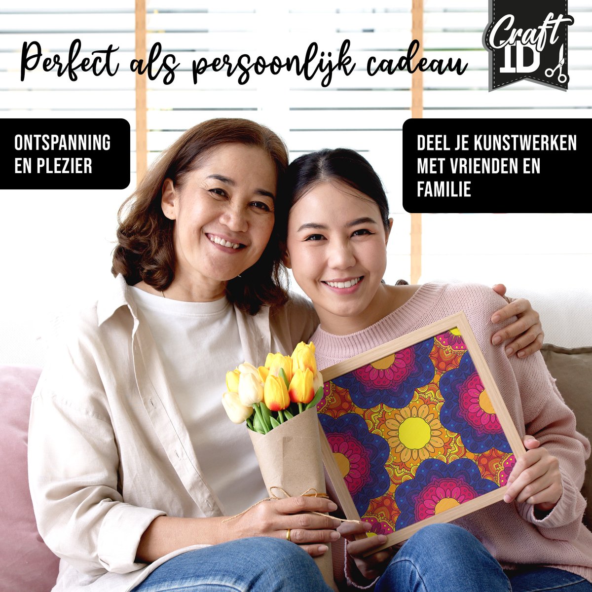 Craft ID Mandala Kleurboek Set voor Volwassenen - 2 Stuks