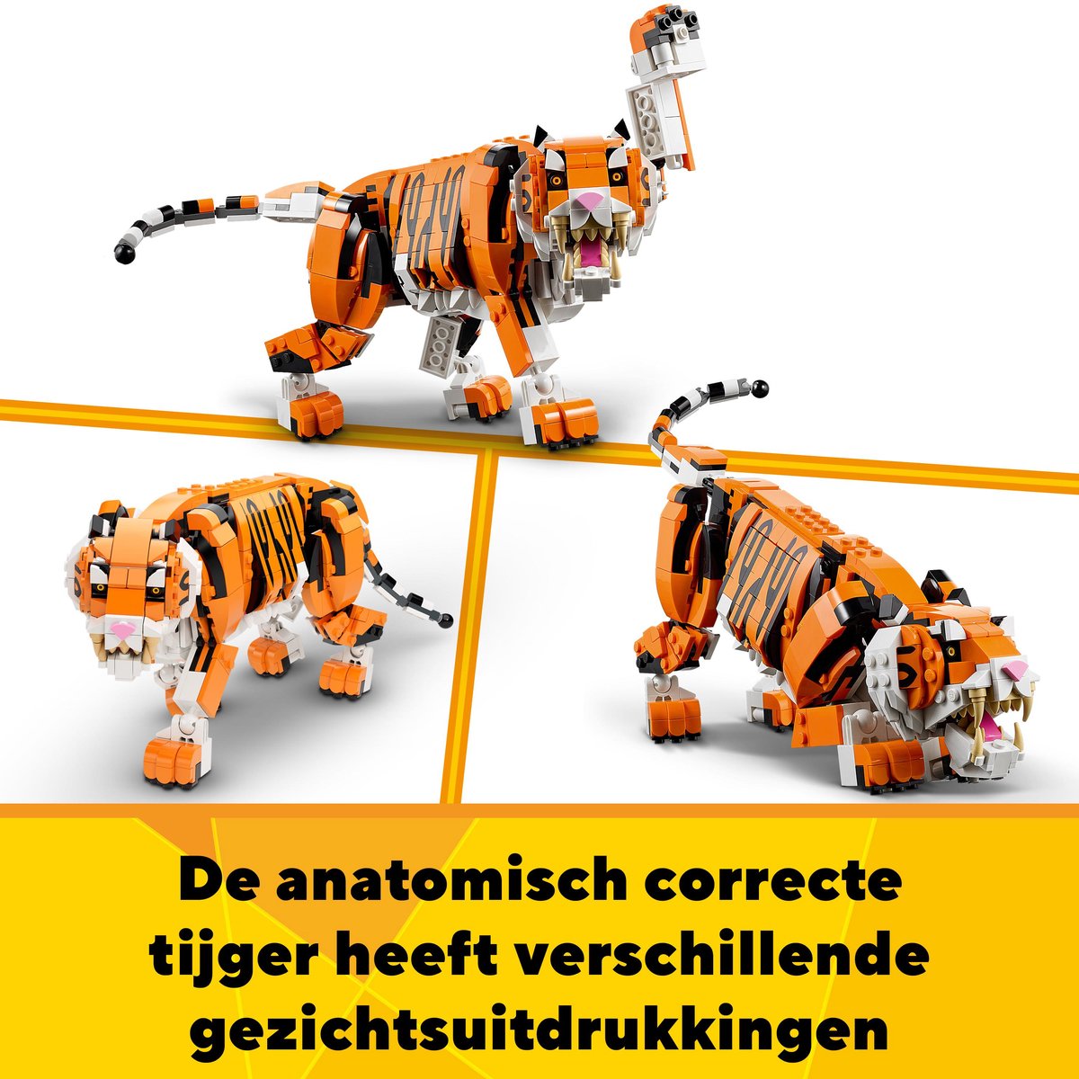 LEGO Creator 3-in-1 Majestueuze Tijger - 31129
