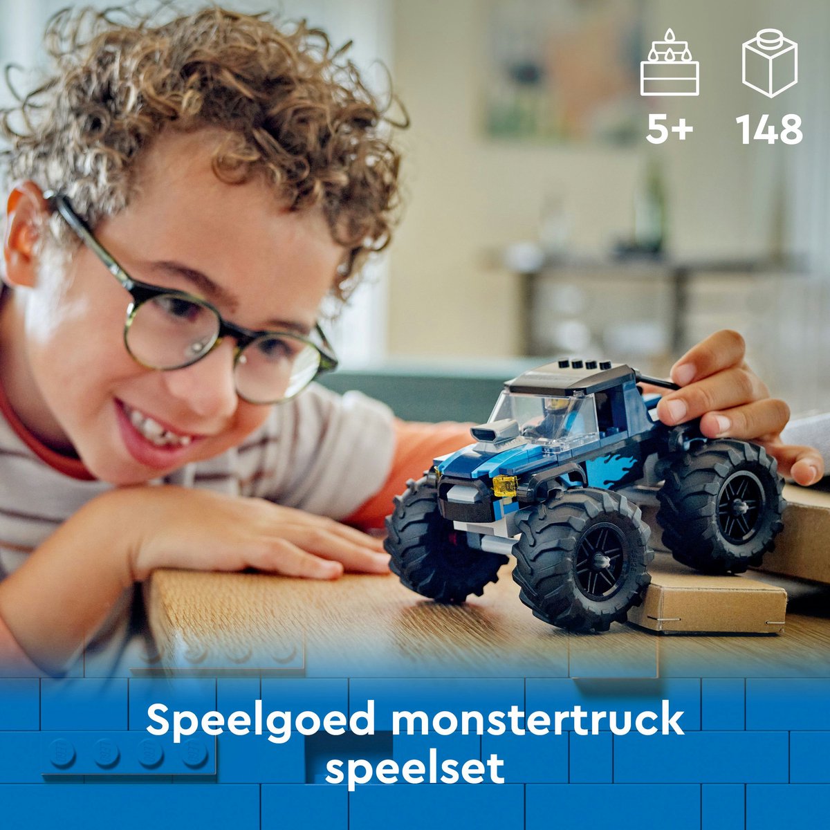 LEGO City Monstertruck Blauw - 60402
