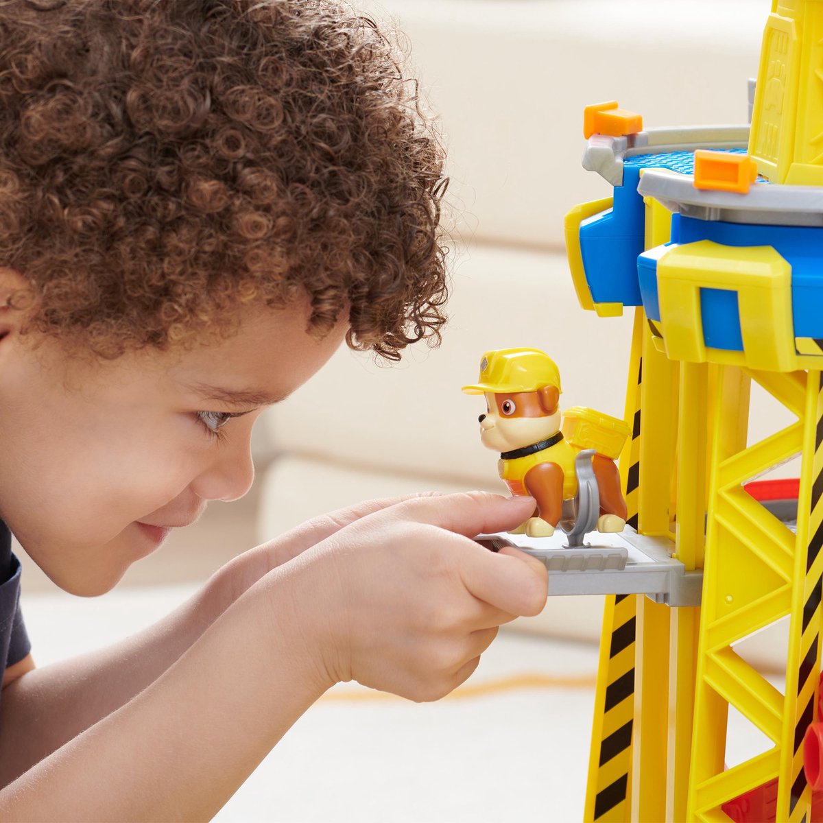 Rubble & Crew Kinetic Speelset Bouwplaats met Kraantoren