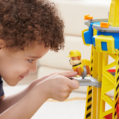 Rubble & Crew Kinetic Speelset Bouwplaats met Kraantoren