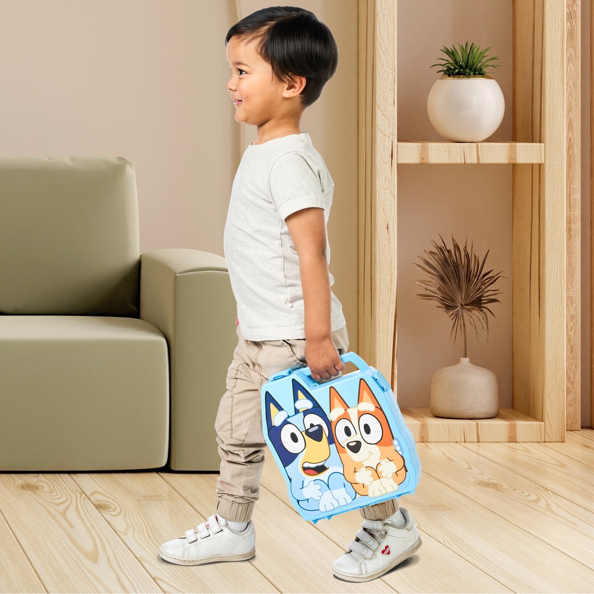 Moose Toys Bluey Deluxe Verzamelkoffer met 8 Figuren