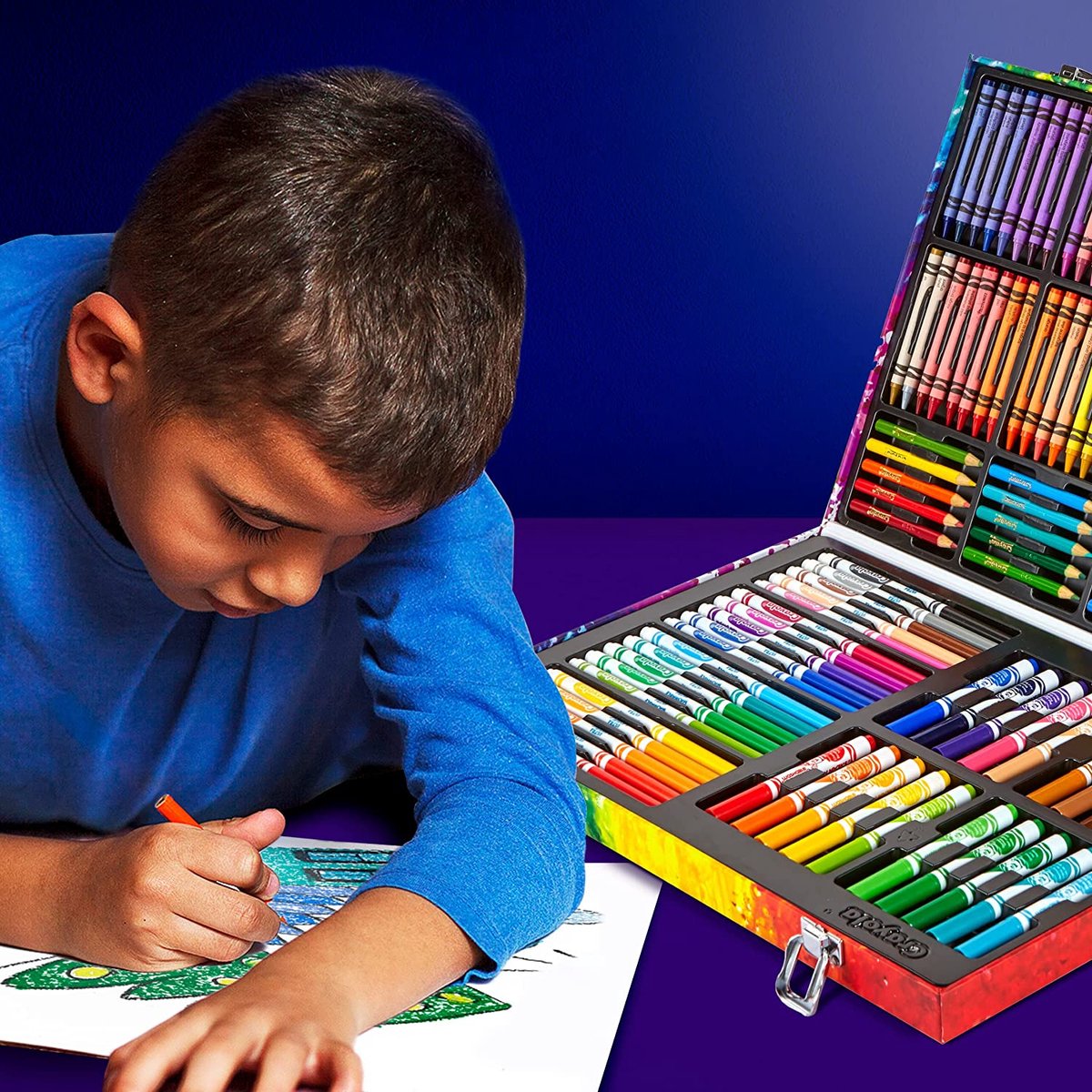 Crayola Inspiratie Koffer - Creatief Tekenset voor Kinderen