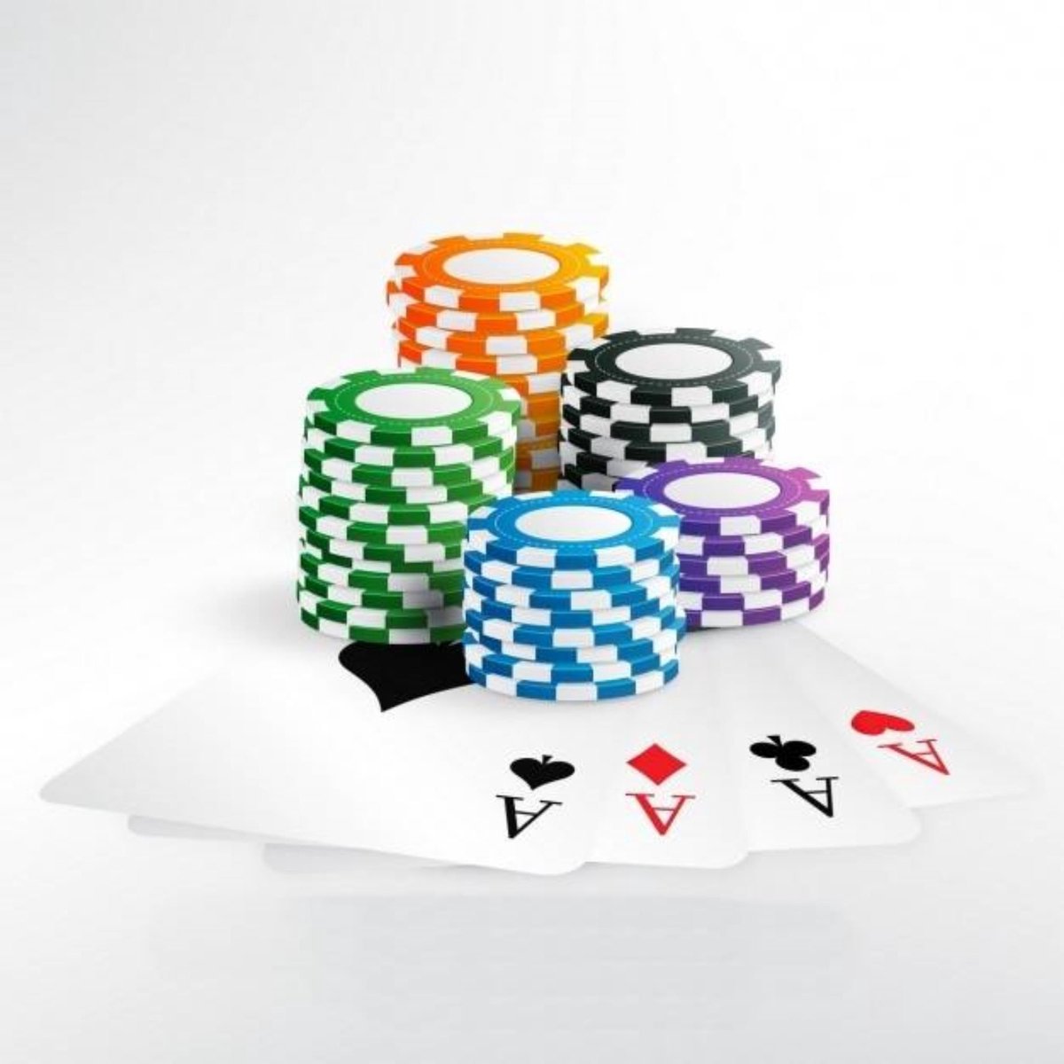 Sans Marque Poker Set in Handige Koffer - 300 Stuks
