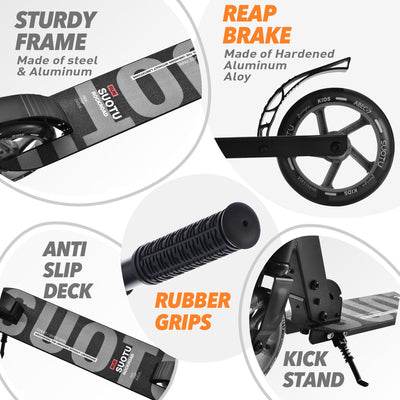 Suotu Kinderstep met LED Verlichting voor Jongens en Meisjes