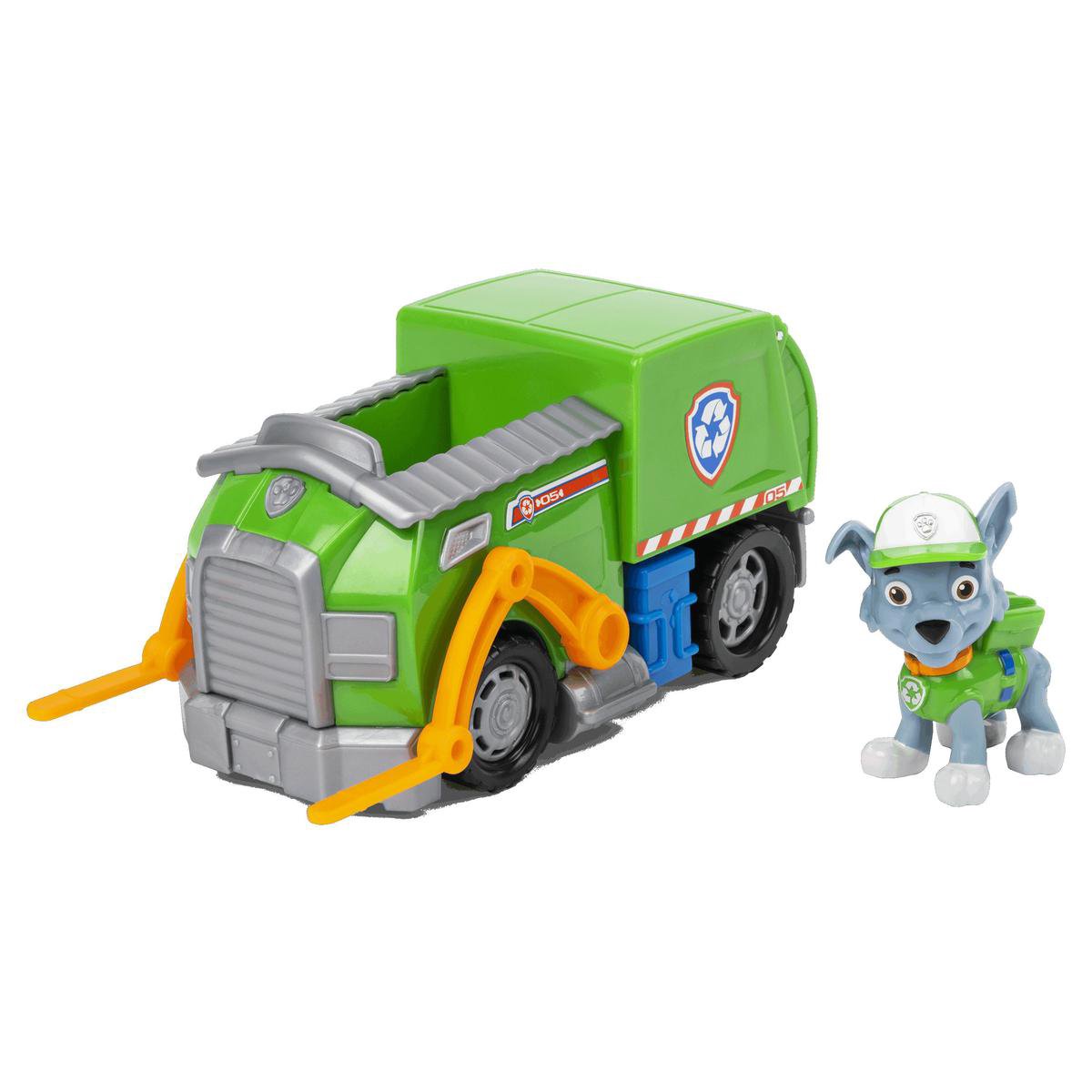 PAW Patrol Rocky's Recycleerwagen met Verzamelbare Figuur