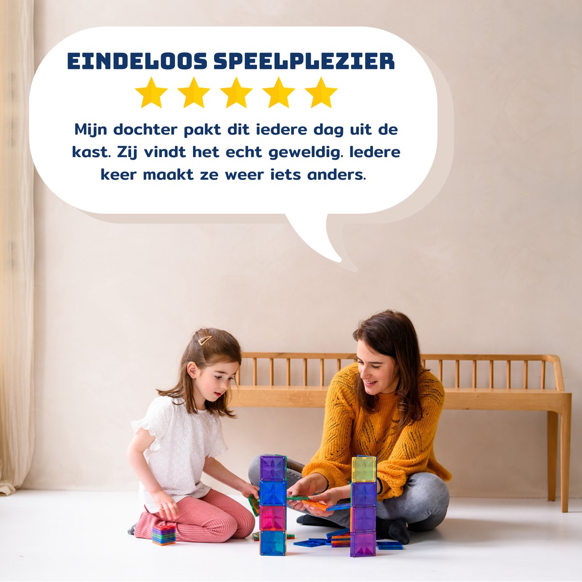 COBLO Classic Magnetisch Speelgoed 35-delig met Opbergzak