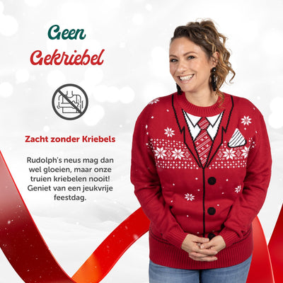 UglyXmas Foute Kersttrui Heren 'Keurig Noël' - Maat XL