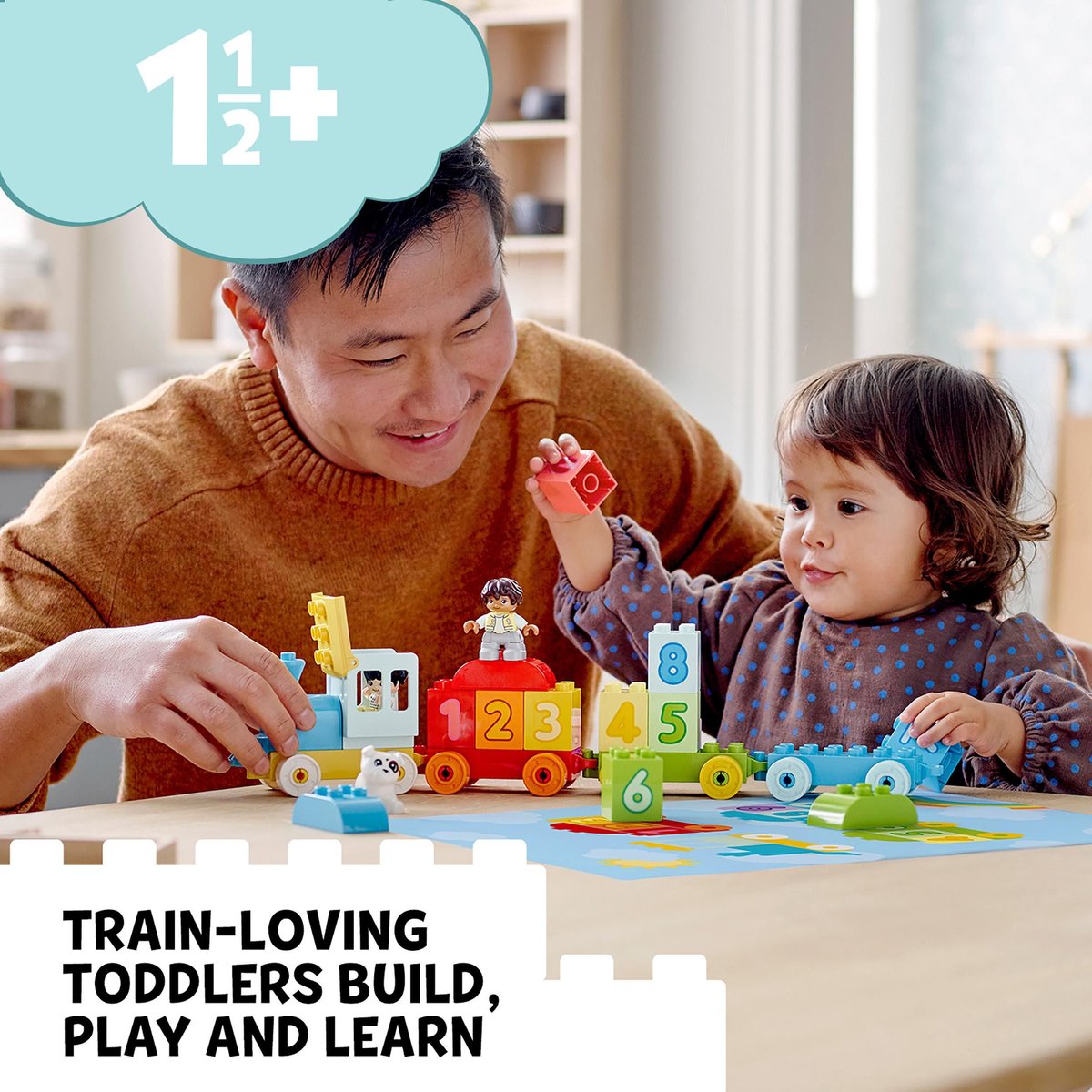 LEGO DUPLO Cijfer Trein met Speelblokken - 10954