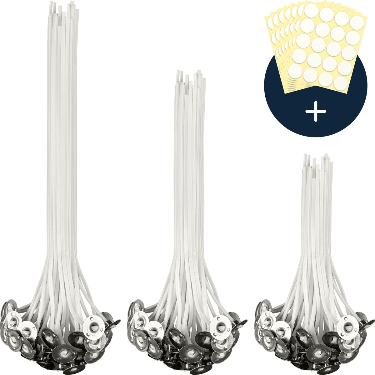Foxoo Kaarsenlont Set voor Zelf Kaarsen Maken - 150 Stuks