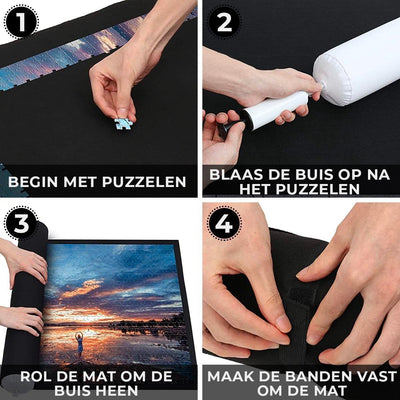 Sans marque Premium Puzzelmat voor 500-1500 Stukjes