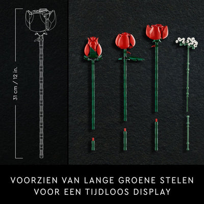 LEGO Icons Bloemenboeket Rozenbouwset - 10328