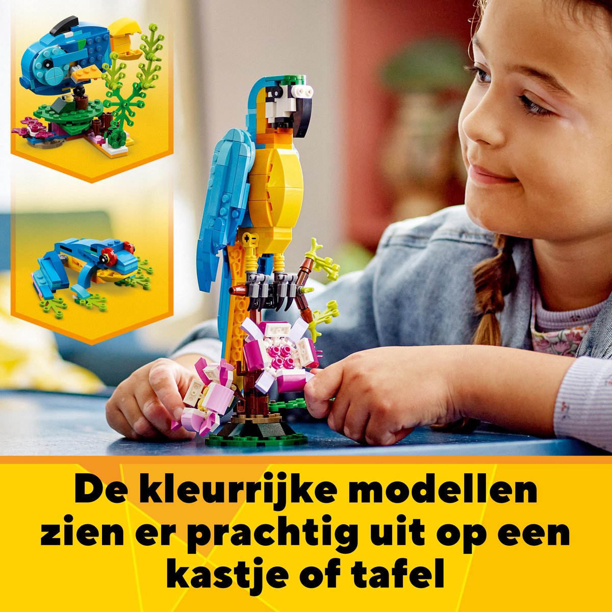 LEGO Creator 3in1 Exotische Papegaai en Meer - 31136